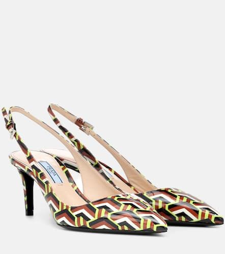 Prada Slingback-Pumps aus Leder - Prada - Modalova