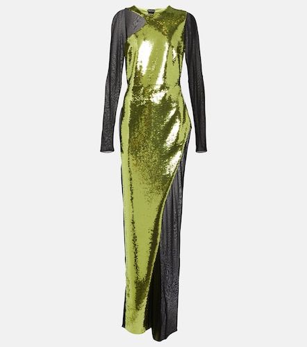 Abito lungo Liquid in tulle con paillettes - Tom Ford - Modalova