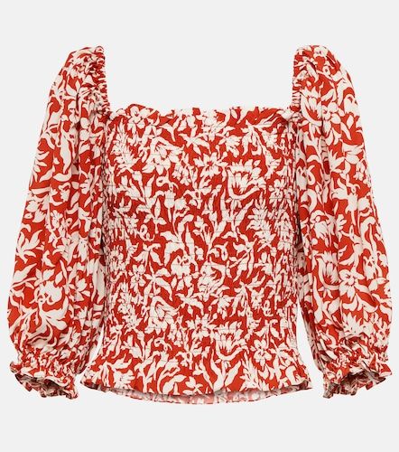 Floral shirred crepe top - Polo Ralph Lauren - Modalova
