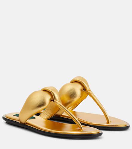 Metallic leather thong sandals - Pucci - Modalova