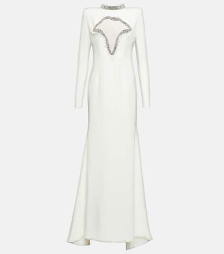 Crystal-embellished silk cutout gown - Miss Sohee - Modalova