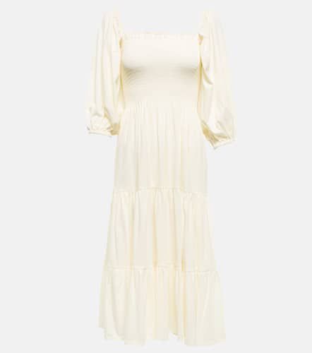 Tiered cotton-blend midi dress - Polo Ralph Lauren - Modalova