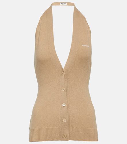 Miu Miu Gilet in maglia di cashmere - Miu Miu - Modalova