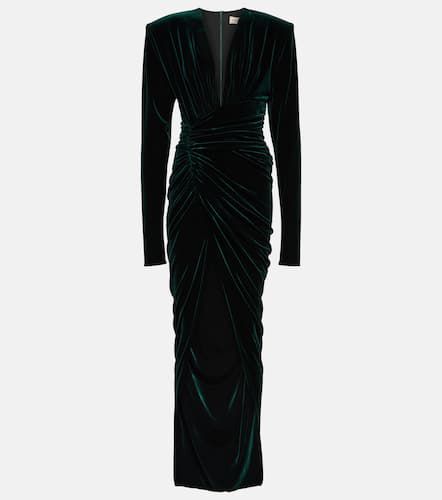 Ruched velvet gown - Alexandre Vauthier - Modalova