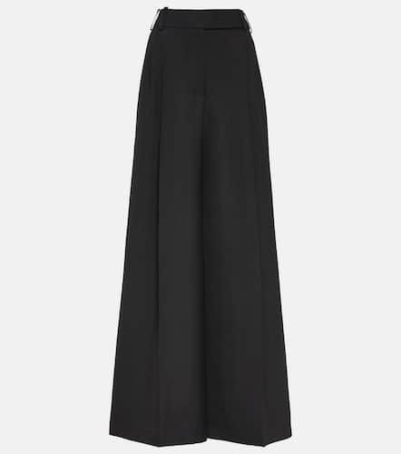 High-rise wool wide-leg pants - Alexandre Vauthier - Modalova