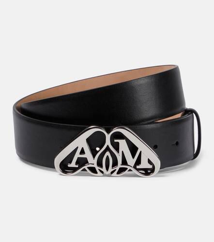Alexander McQueen Logo leather belt - Alexander McQueen - Modalova