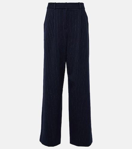 Heyser pinstripe high-rise wide-leg pants - Veronica Beard - Modalova