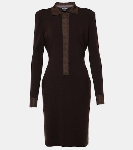 Abito corto in misto lana e seta - Tom Ford - Modalova