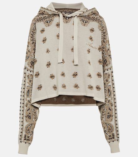 Amiri Bandana-printed cotton hoodie - Amiri - Modalova