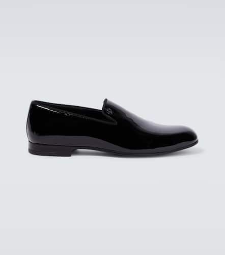 Patent leather loafers - Giorgio Armani - Modalova