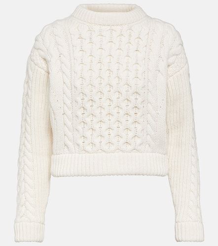 Cable-knit cashmere-blend sweater - Patou - Modalova