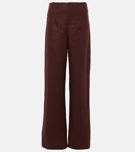 Isotta high-rise linen straight pants - Faithfull - Modalova