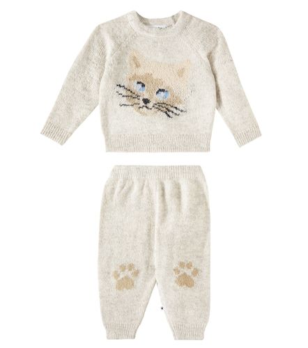 Baby – Set pullover e pantaloni Gilby in misto alpaca - Molo - Modalova