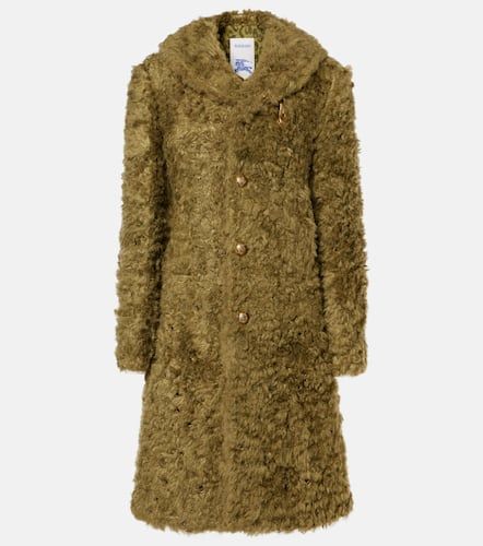 Burberry Mantel aus Faux Fur - Burberry - Modalova