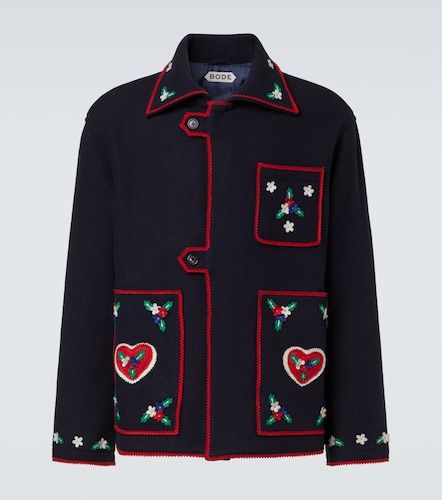 Chaqueta Carroll de lana bordada - Bode - Modalova