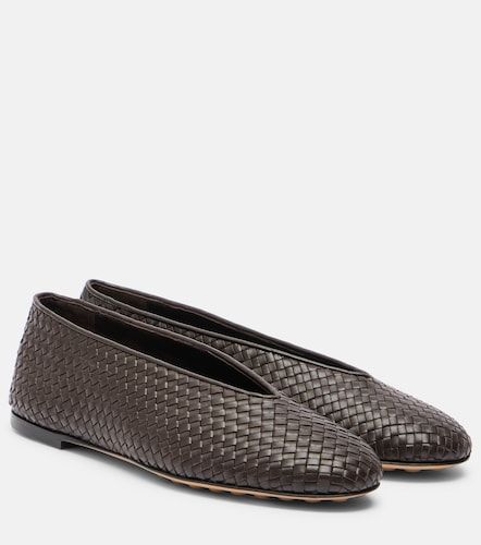 Bailarinas Rosa de piel - Bottega Veneta - Modalova