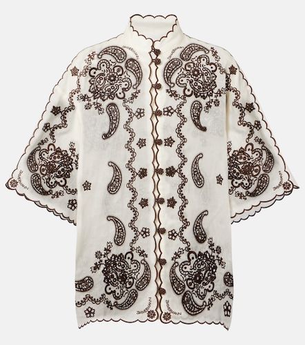Ascension embroidered linen shirt - Zimmermann - Modalova