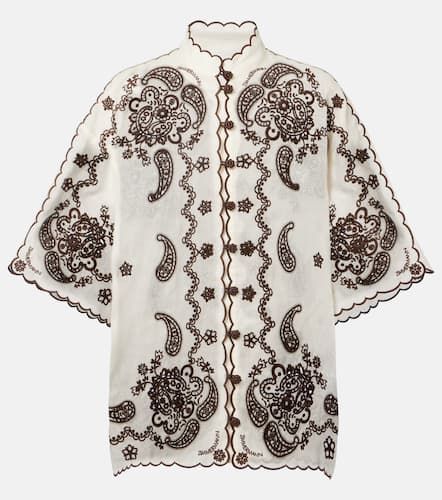 Camicia Ascension in lino con ricamo - Zimmermann - Modalova