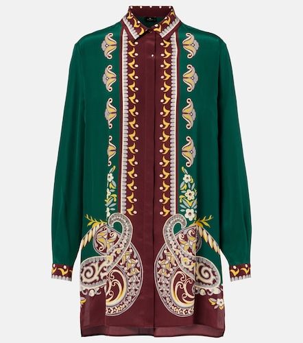 Etro Camisa de seda estampada - Etro - Modalova
