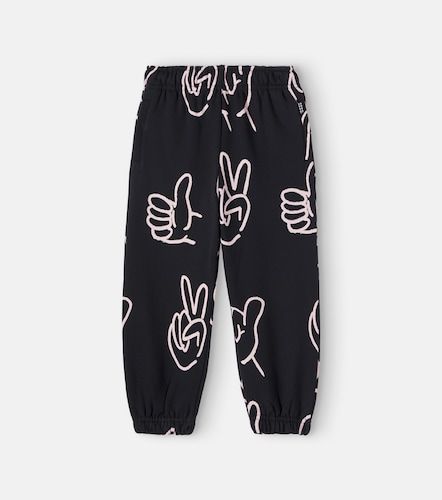 Adan printed cotton jersey sweatpants - Molo - Modalova