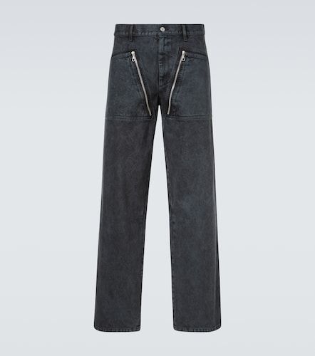 Jeans anchos con cremalleras - Dries Van Noten - Modalova