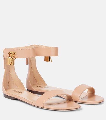 Tom Ford Padlock leather sandals - Tom Ford - Modalova