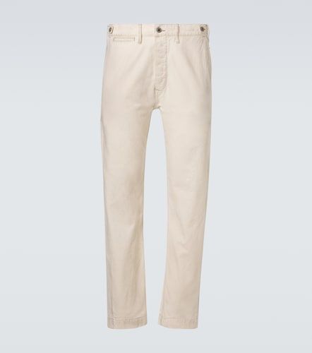 Pantalones rectos de lona de algodón - RRL - Modalova