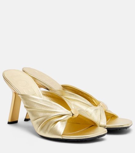 Paula's Ibiza Pebble Soft leather mules - Loewe - Modalova