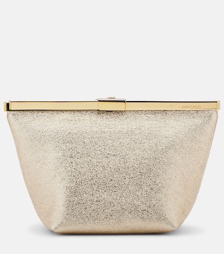Clutch Ganache in pelle metallizzata - Jimmy Choo - Modalova