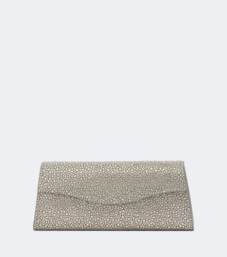 The Midnight embellished suede clutch - Elie Saab - Modalova