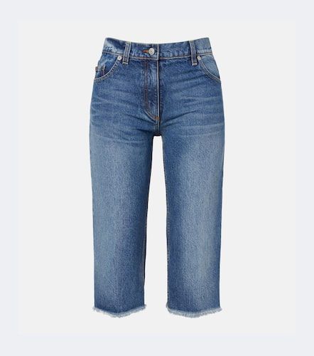 Jeans capri con efecto desgastado - Magda Butrym - Modalova