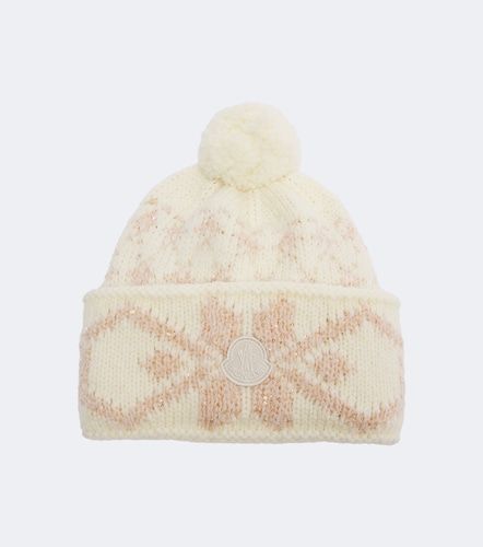 Berretto in misto lana con paillettes - Moncler - Modalova