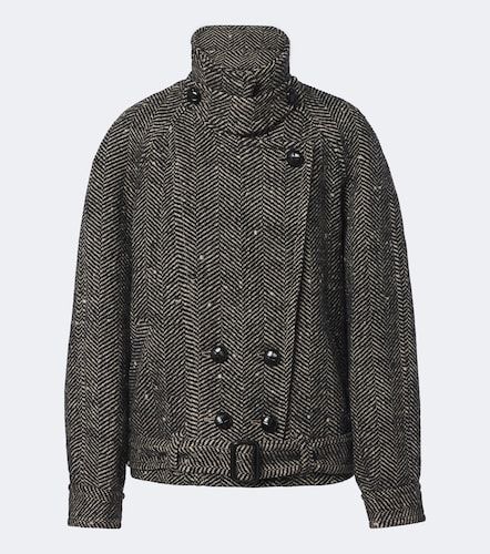 Caban Elvane in lana a spina di pesce - Isabel Marant - Modalova