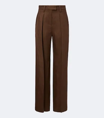 Monili linen wide-leg pants - Brunello Cucinelli - Modalova