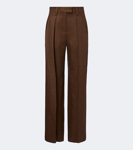 Monili linen wide-leg pants - Brunello Cucinelli - Modalova