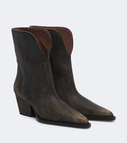 Jane leather cowboy boots - Paris Texas - Modalova