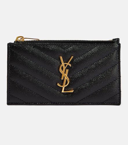 Monogram zipped leather wallet - Saint Laurent - Modalova