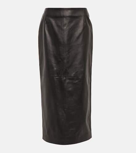 Manuela high-rise leather midi skirt - Gabriela Hearst - Modalova
