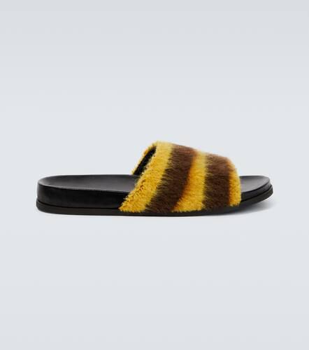 Marni Fussbett striped slides - Marni - Modalova