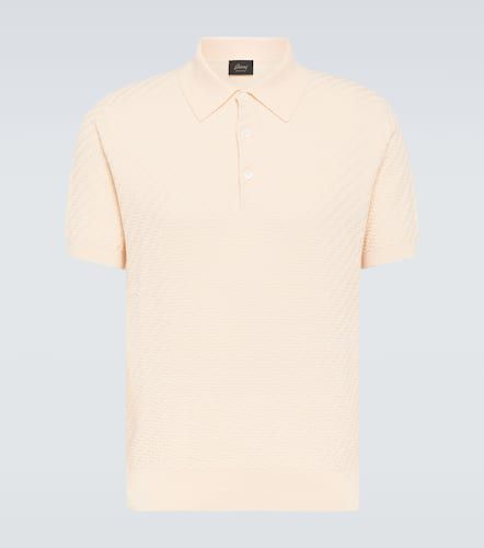 Cotton, silk, and cashmere polo shirt - Brioni - Modalova