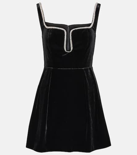 Embellished velvet minidress - Self-Portrait - Modalova