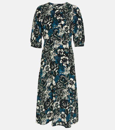 Bronzo floral silk crÃªpe midi dress - 'S Max Mara - Modalova