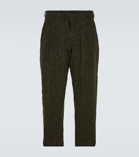 Comme des GarÃ§ons Deux Striped wool tweed suit pants - Comme des Garcons Homme Deux - Modalova