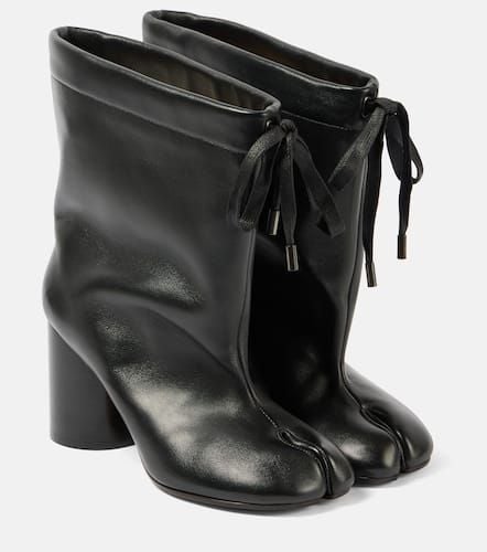 Tabi drawstring leather ankle boots - Maison Margiela - Modalova