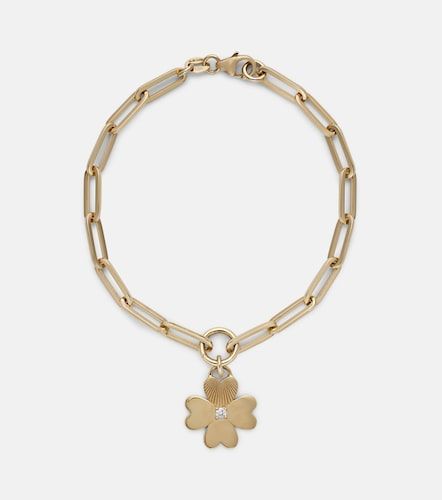 Bracciale Four Heart Clover in 18kt con diamanti - FoundRae - Modalova