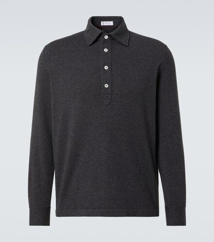 Pullover polo in cashmere - Brunello Cucinelli - Modalova