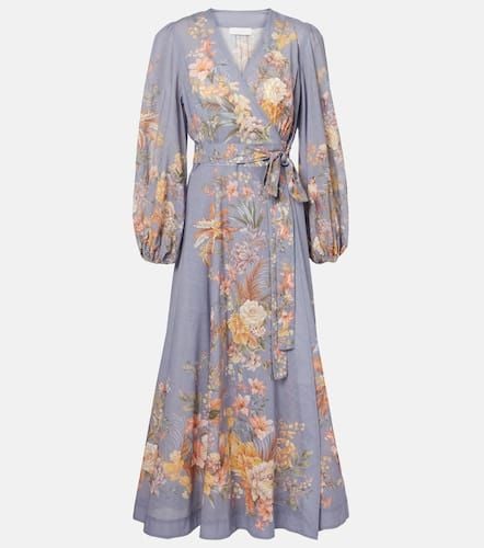 Tallow floral cotton wrap dress - Zimmermann - Modalova