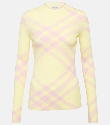 Top Check in misto lana - Burberry - Modalova