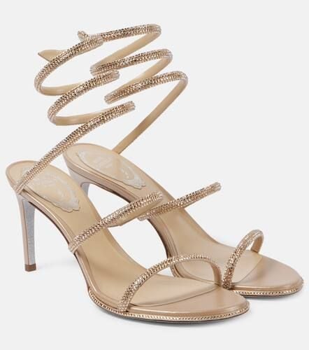 Cleo 80 embellished satin sandals - Rene Caovilla - Modalova