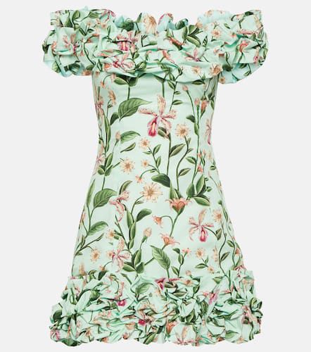 JardÃ­n floral cotton minidress - Agua by Agua Bendita - Modalova